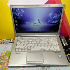 JC0627ノートパソコン Win11 パナソニック CF-LX6 DVD レッツノート office2021