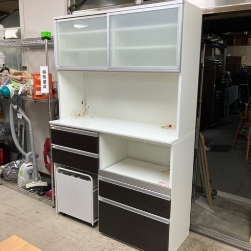 ロ2406-971 ダストボックス付きキッチンボード 傷、汚れあり