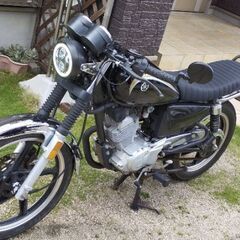 ＹＢ125spカフェレーサーカスタム　書類ありの画像