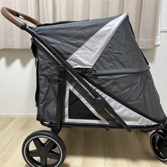 ペットカート 大型犬用カート ワンタッチ折りたたみ式 犬 バギー...