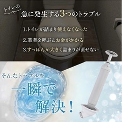 トイレのトラブルに‼️パイプクリーナー　すっぽんの画像