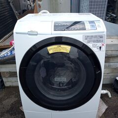 日立洗濯乾燥機（ビッグドラム）　洗濯11kg　乾燥6kg　縦型左開きドア　２０１７年製　BD-SV110ALの画像
