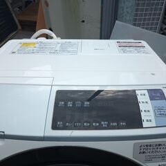 日立洗濯乾燥機（ビッグドラム）　洗濯11kg　乾燥6kg　縦型左開きドア　２０１７年製　BD-SV110ALの画像