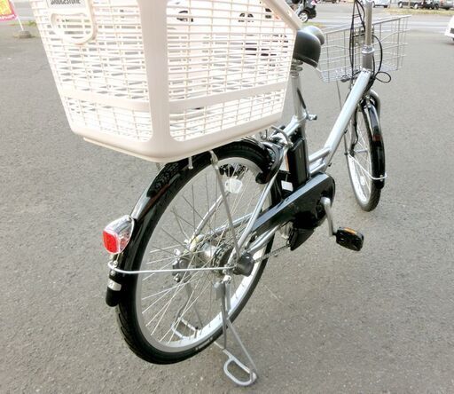 電動アシスト自転車 24インチ シティサイクル 鍵付き 前後カゴ付き 自転車 ブリヂストン  8.7Ah リチウムイオンバッテリー B5H5････ 札幌 西区 西野店