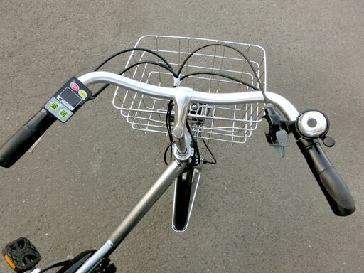 電動アシスト自転車 24インチ シティサイクル 鍵付き 前後カゴ付き 自転車 ブリヂストン  8.7Ah リチウムイオンバッテリー B5H5････ 札幌 西区 西野店