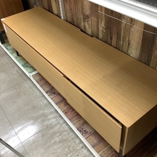 【軽トラ無料貸出中！】テレビボード　2枚扉　ナチュラル