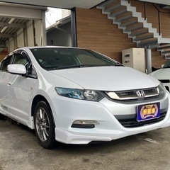 車検長い　R8年4月まで　ハイブリットー　インサイト　ナビ　バックカメラ　ETC車載器　前後ドラレコ　HIDヘッドライト　アイドリングストップの画像