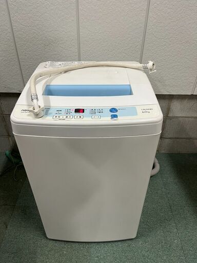 AQUA アクア 全自動洗濯機 6.0kg AQW-S60C 2014年製 簡易乾燥