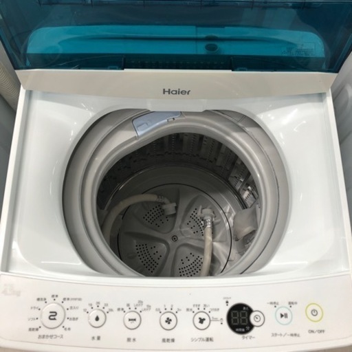 安心の6ヶ月保証付き！ Haier全自動洗濯機2017年製4.5kg【トレファク堺福田店】
