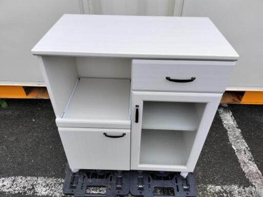 ☑︎ご成約済みコーナン オリジナル 食器棚 ホワイトオーク「キャスター付き」KR18−0110−SL