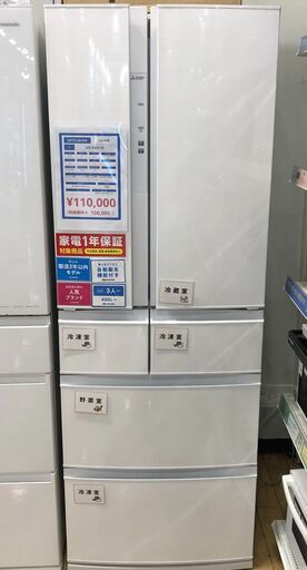 【1年保証付】6ﾄﾞｱ冷蔵庫　MITSUBISHI　2022年製【ﾄﾚﾌｧｸ桶川店】