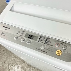 ☑︎ご成約済み🤝 Panasonic 一人暮らし洗濯機 6kg 2018年製の画像