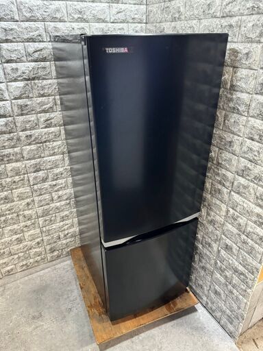 大阪送料無料★3ヶ月保証★冷蔵庫★東芝★2021年★2ドア★153L★GR-S15BS(K)★R-134