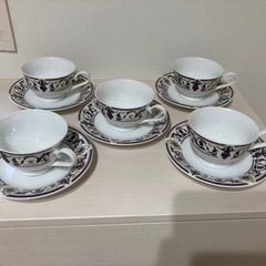 ロベルタ　ティーセット　５客　美品