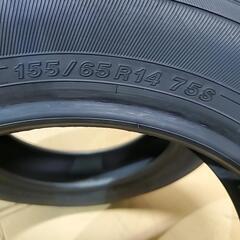 組み換え工賃込み☆新品155/65R14ヨコハマタイヤ2本セットの画像