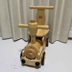 手押し車、木製、こども用品