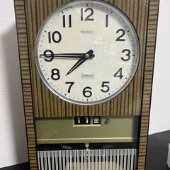 SEIKO Sonola 掛け時計　レトロ ジャンク。