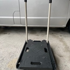6月末購入で無キズの
ブレーキ付き 小型軽量台車　 