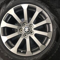 【PIRELLI ICE ASIMMETRICO 225/60R18】スタッドレス【SUZUKI エスクード 純正ホイール ENKEI製 18インチ 7J5HPCD114.3+45】バリ溝(KTM071)の画像