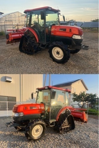 岩手県北上発　クボタ KL270 KINGWEL 4WD パワクロ ＰＴＯ　クボタRL9K ロータリー エアコンキャヒン付き 使用時間