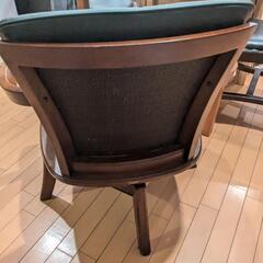 昭和レトロ　マルニ木工　ダイニングチェア　地中海シリーズ　回転チェア
家具 椅子の画像