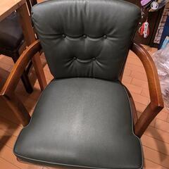 昭和レトロ　マルニ木工　ダイニングチェア　地中海シリーズ　回転チェア
家具 椅子の画像