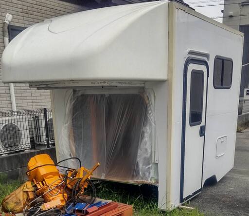 キャンピングシェルにも、仮設ハウス、物置、使い道色々