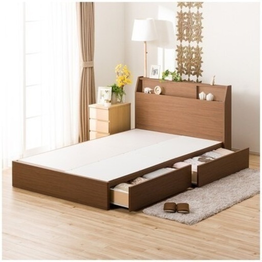 ニトリ　クイーンサイズ　ベットフレーム