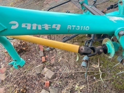 現状 タカキタ ロータリーテッダ RT3110 2連 牧草 反転 畜産 農機