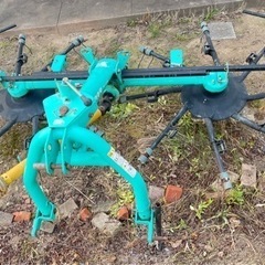 現状 タカキタ ロータリーテッダ RT3110 2連 牧草 反転 畜産 農機