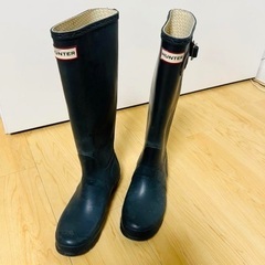Hunter ハンター UK4 レインブーツ　キャンプ　アウトドアに！