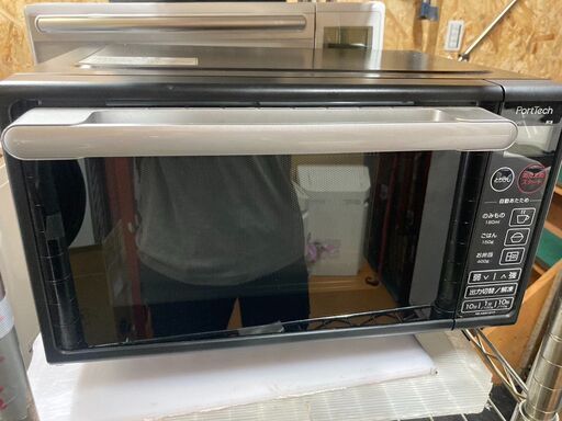 ☆中古￥6,500！ユアサプライムス　電子レンジ　家電　2019年製　RE-K6518YF型　【BF178】