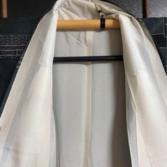 袷着物　紬　深緑の画像