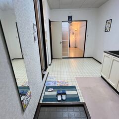 サ２⭕️初期費用4万円台〜✨大家直接募集✨敷礼仲手前家賃無料⭕️駐車場1台分付き🚗ペット相談🐕🌹 大規模リフォームによる１８個の新品生活必需品付き✨　🏫２DK⭕バス・トイレ別🛁セブンイレブン徒歩約4分👍関東鉄道常総線「水海道駅」徒歩7分🌸茨城県　水海道　常総市　鬼怒川 − 茨城県