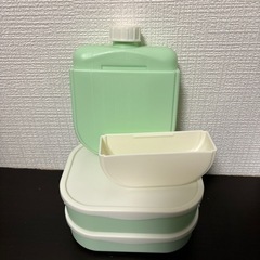 ［未使用］変わったレトロなお弁当箱の画像
