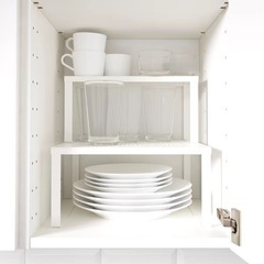 ikea キッチン　整理棚　仕切りの画像