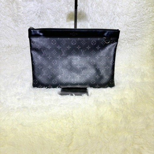 【極美品】 ルイヴィトン　クラッチバッグ モノグラム　ブラック
