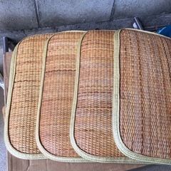 籐　座布団　夏用　ラタン　いぐさ　い草　の画像