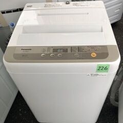 NO 226 ?福岡市内配送設置無料✨? NA-F60B9 全自動洗濯機 シャンパン [洗濯6.0kg /乾燥機能無 /上開き]