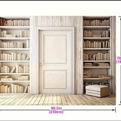 リモート背景に (押入れの目隠しにも)の画像