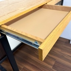 パソコンデスク　引き出し付き　シンプル　LOWYAの画像