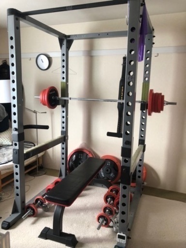 アイロテック　パワーラックHPM/ 筋トレセット