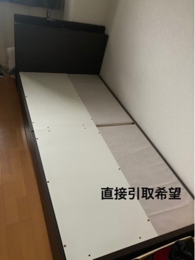 コンセント引出し付シングルベッド