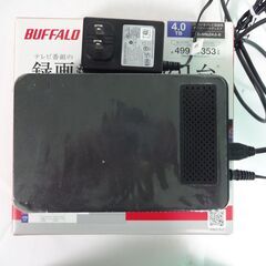 BUFFALO 4TB 外付けハードディスクの画像