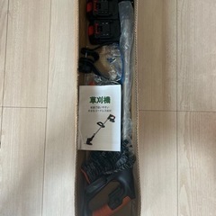 充電式 電動 芝刈り機 刈払機 エンジン 2000mah高性能 ...