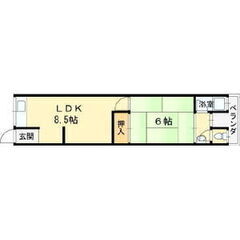 （明細添付してます）★ 初期費用無料 ⭐︎ 家賃のみで入居可能 ★ 近鉄大阪線「河内山本」徒歩10分 - 八尾市