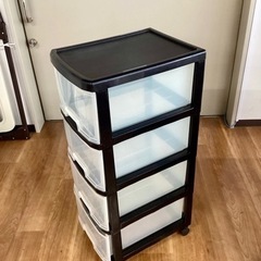 プラ衣装ケースB【町田市再生家具】　0629の画像