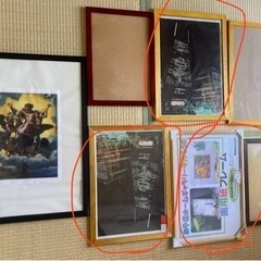 額縁　がく　大きな額縁7つセット　額　　の画像