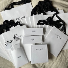 CELINE BALENCIAGA BURBERRY LOUIS VUITTON DIOR HERMESハイブランド紙袋まとめての画像