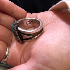 ナバホ族リングキングマンターコイズクーパーウィリー24号の画像